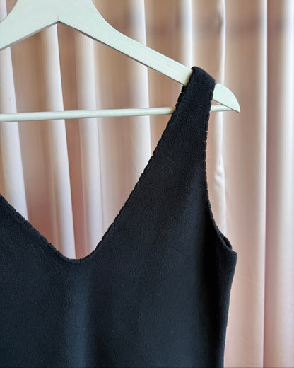 Miu Miu F/W 1997 Black Fleece Shift Dress