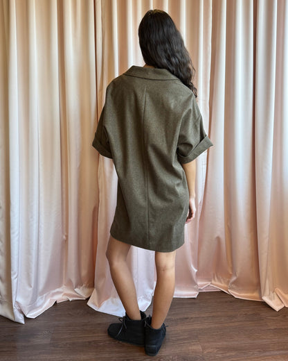 Isabel Marant Wool & Cashmere Collared Dress