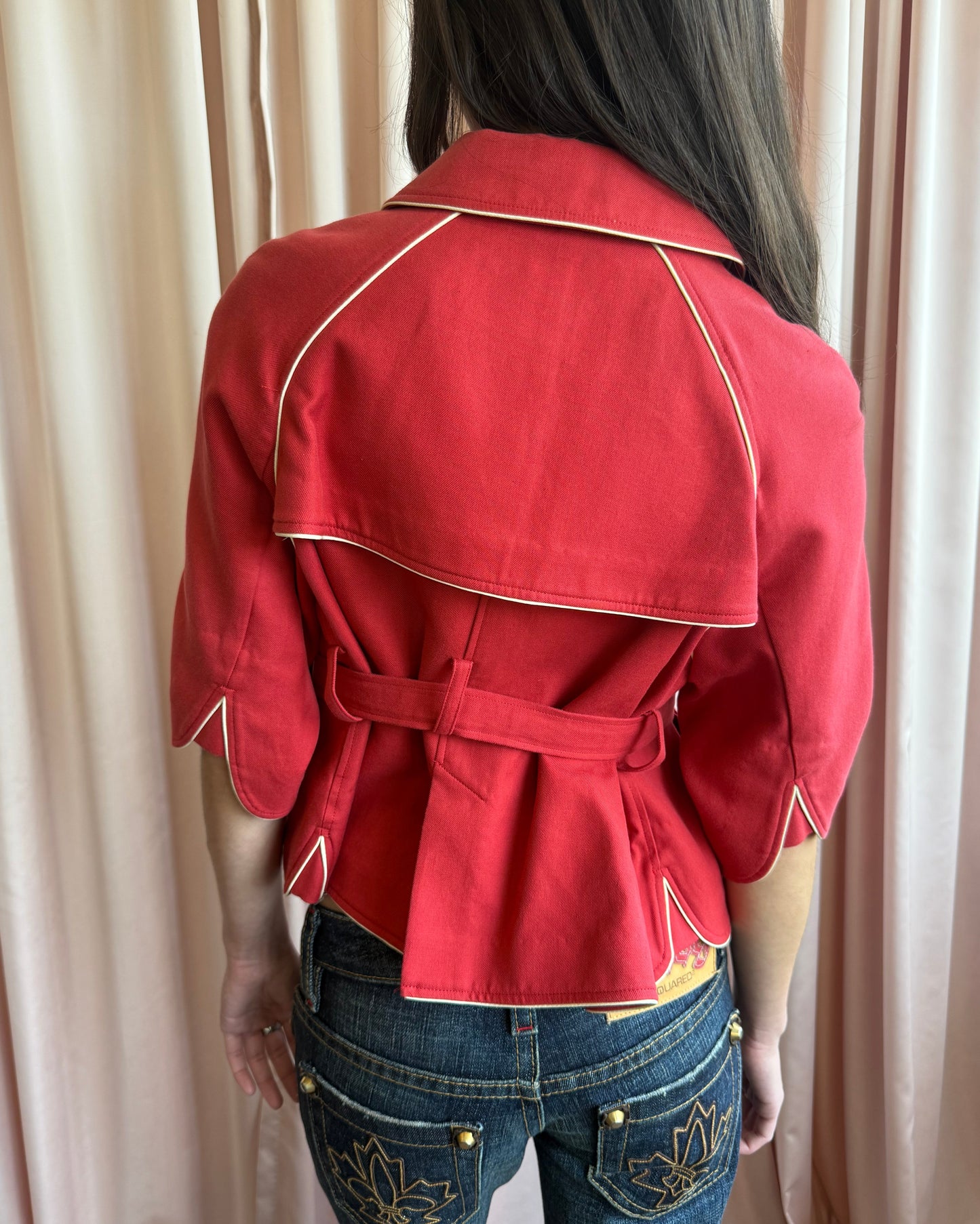 Undercover S/S 2008 “Summer Madness” Runway New w/ Tags Red Cotton Jacket