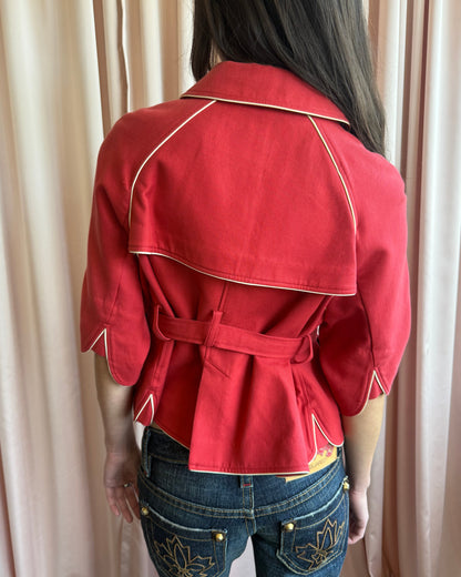 Undercover S/S 2008 “Summer Madness” Runway New w/ Tags Red Cotton Jacket