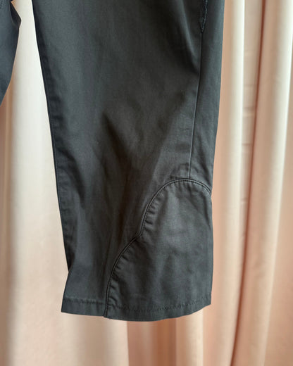 Tsumori Chisato Black Cotton Cropped Sailor Breeches Pants