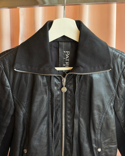 Patrizia Pepe Black Leather Jacket