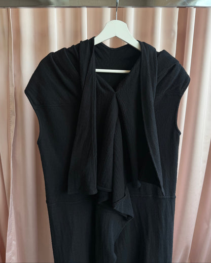 Rick Owens DRKSHDW F/W 16 Black High Low Dress