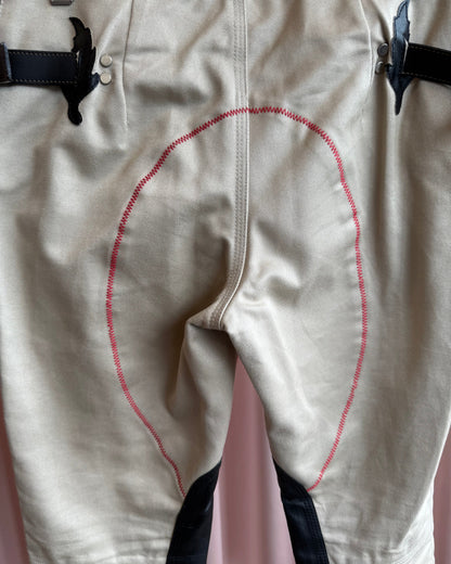 Dsquared² F/W 2004 Equestrian Breeches Inspired Cropped Pants