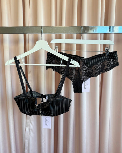 Chantal Thomass F/W 2007 Pinstripe Bra & Panty Set