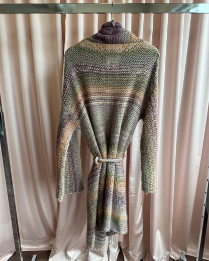 Zadig & Voltaire Multicolour Knit Belted Mia Cardigan