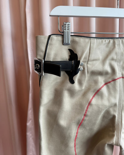 Dsquared² F/W 2004 Equestrian Breeches Inspired Cropped Pants