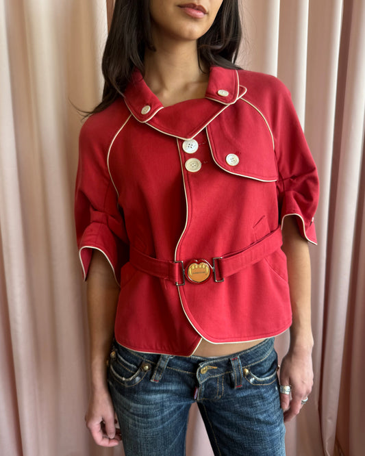 Undercover S/S 2008 “Summer Madness” Runway New w/ Tags Red Cotton Jacket