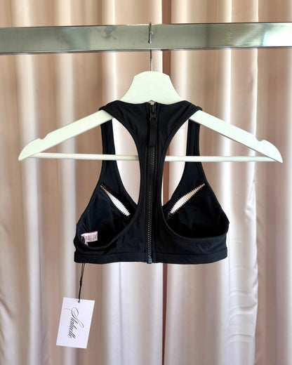 Agent Provocateur Blaize Black Zipper Bikini