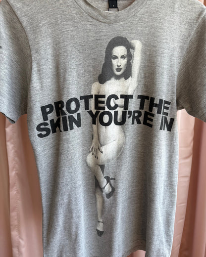 Marc Jacobs "Protect The Skin You're In" Dita Von Teese T-Shirt