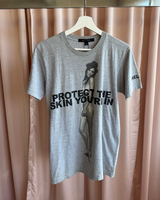 Marc Jacobs "Protect The Skin You're In" Helena Christensen T-Shirt