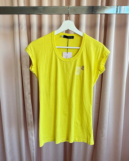 Dsquared² S/S 2008 Rainbow Logo Yellow Top