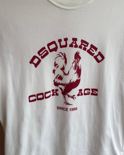 Dsquared² S/S 2006 "Cock Age" Graphic T-Shirt