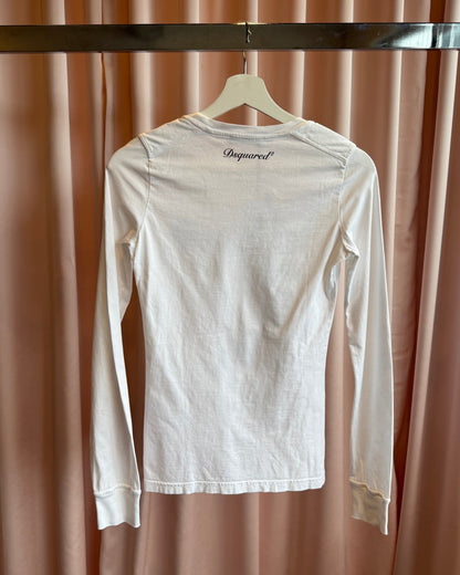 Dsquared² F/W 2009 Tap Dancer Graphic Long Sleeve T-Shirt