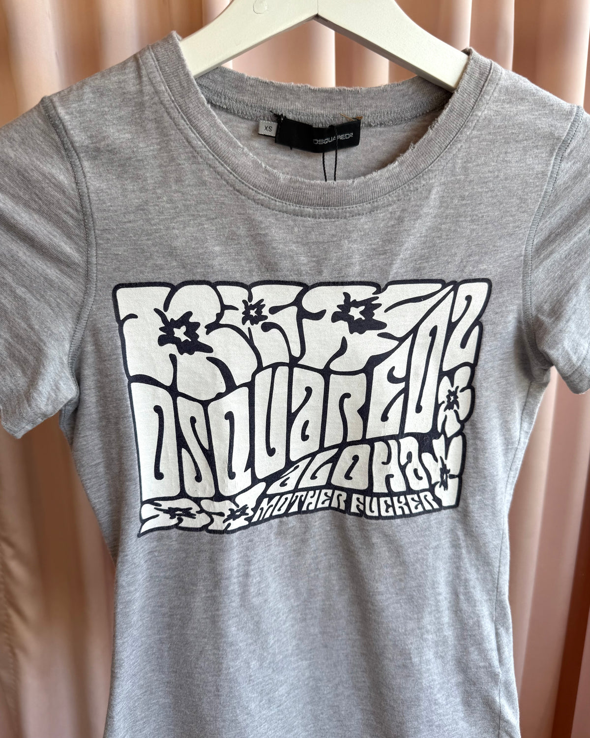 Dsquared² S/S 2005 "Aloha" Graphic Grey T-Shirt