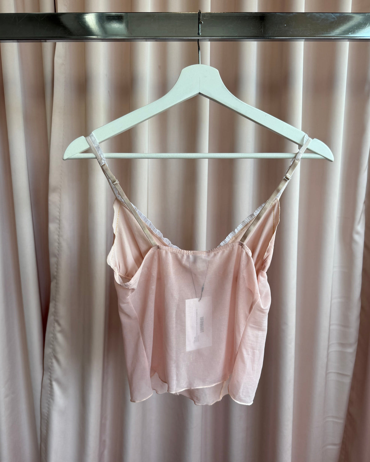 Intimissimi Shimmer Print Blush Pink Camisole Top