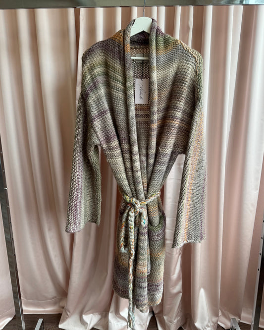 Zadig & Voltaire Multicolour Knit Belted Mia Cardigan