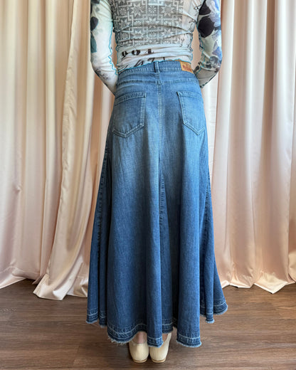 Hysteric Glamour Denim Maxi Skirt