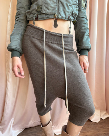 Rick Owens F/W 2016 Mastodon Dust Wool Pod Shorts