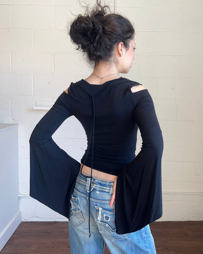 Italian Designer Open Shoulder Top