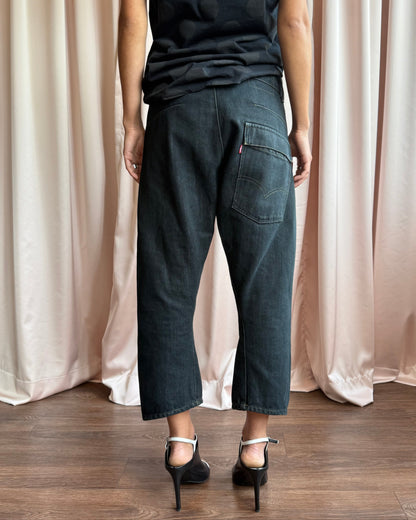 Levi’s Engineered Jeans Tight Black Cropped Denim