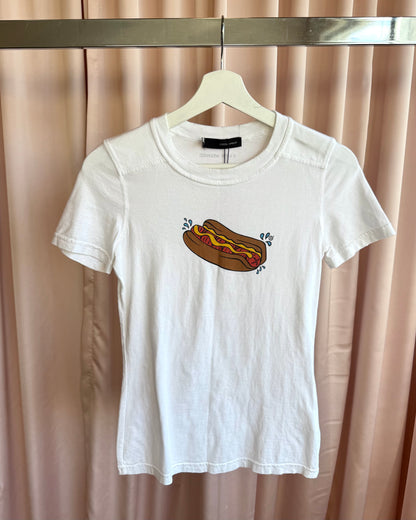 Dsquared² S/S 2004 Runway "Hot Dog" Graphic T-Shirt