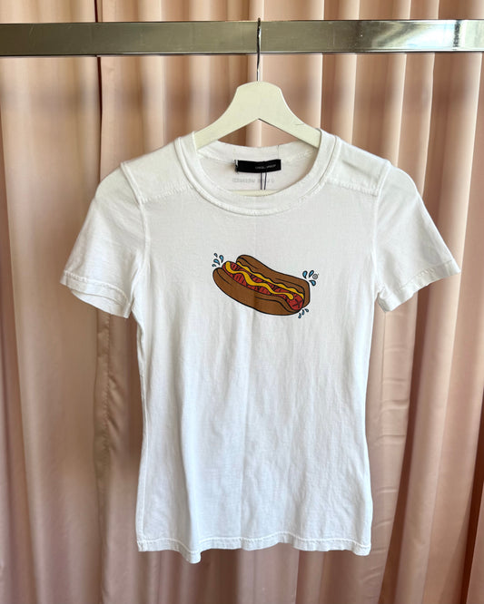 Dsquared² S/S 2004 Runway "Hot Dog" Graphic T-Shirt