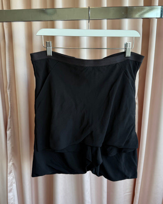 Rick Owens F/W 13 Plinth Black Overlay Shorts