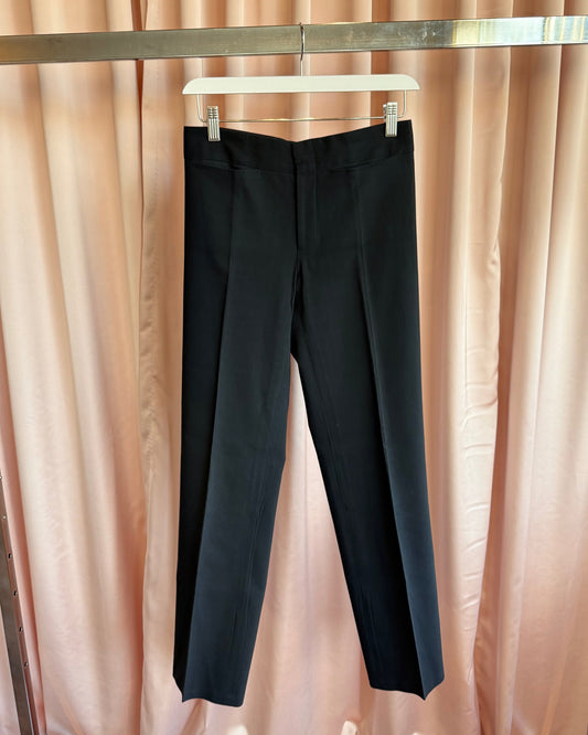 Gucci F/W 1999 by Tom Ford Black Slim Cut Trousers