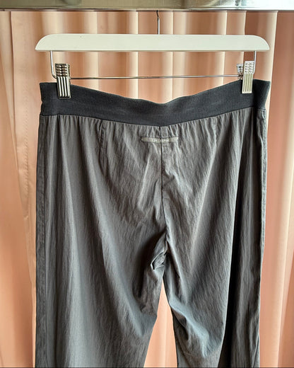 Cop Copine Charcoal Grey Lightweight Cropped Pants