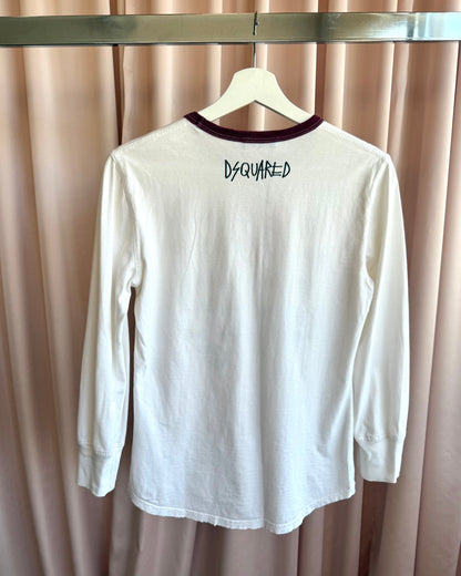 Dsquared² F/W 2005 Graphic Long Sleeve Top
