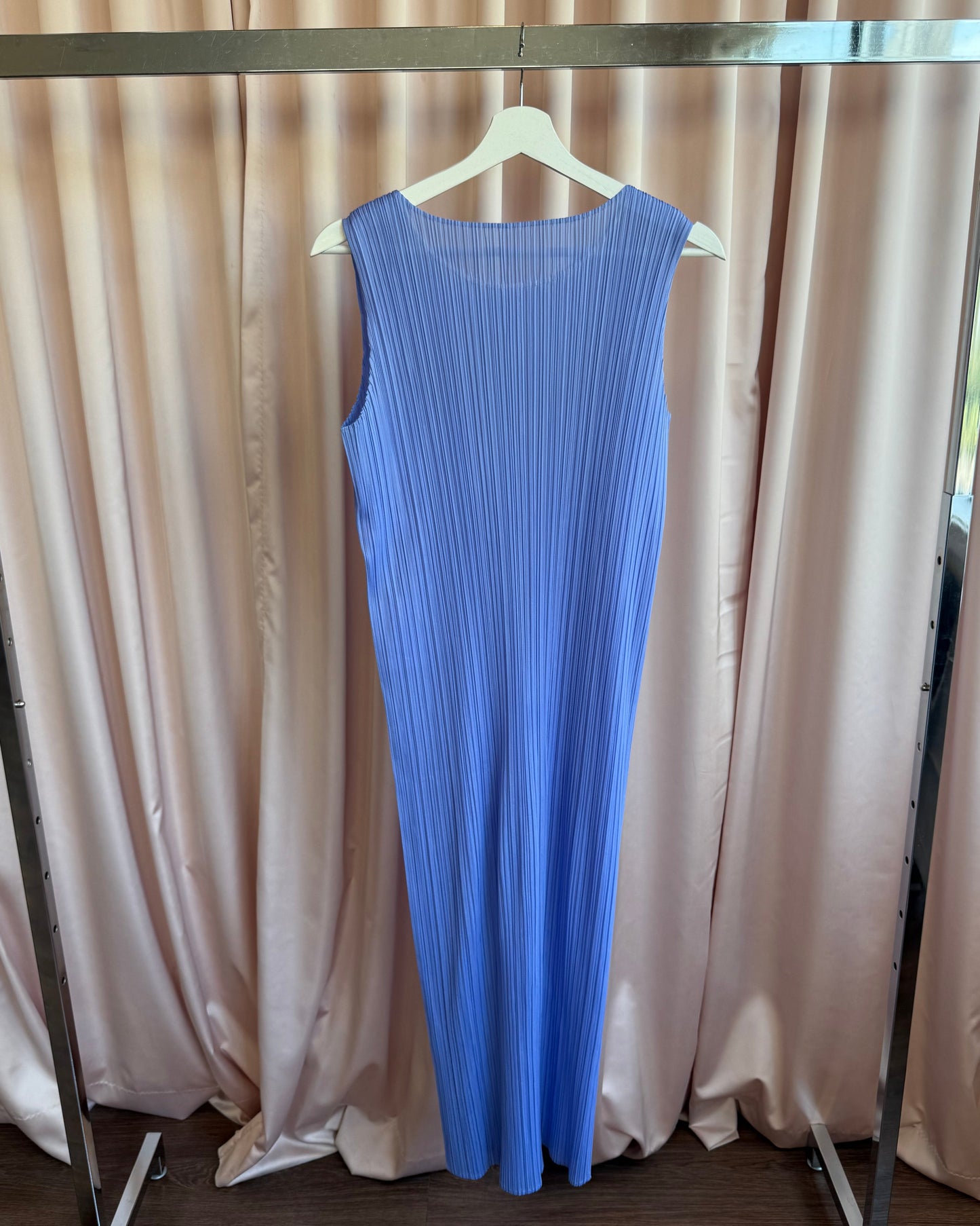 Issey Miyake Pleats Please Lilac Sleeveless Dress