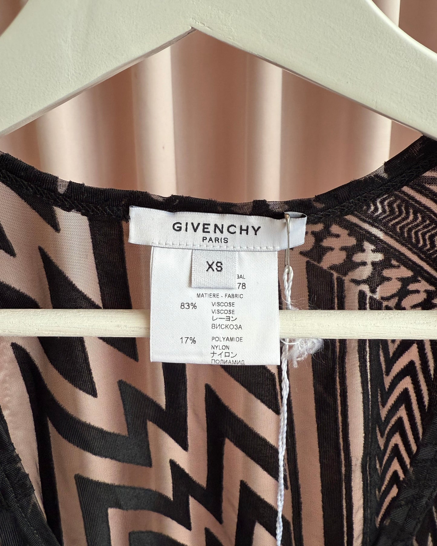 Givenchy S/S 2010 by Riccardo Tisci Sheer Black Tank Top