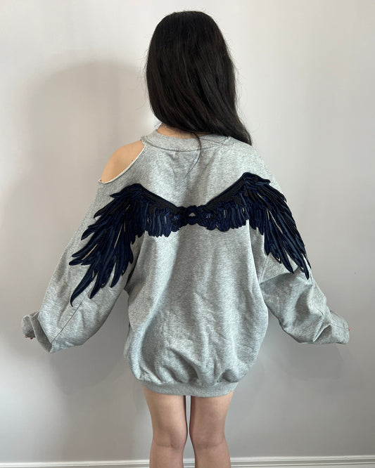 Miss Sixty Angel Wing Crewneck
