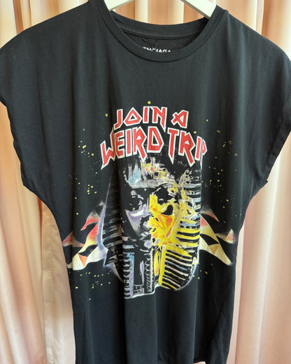 Balenciaga F/W 2012 by Ghesquière "Join A Weird Trip" Egyptofunk T-Shirt
