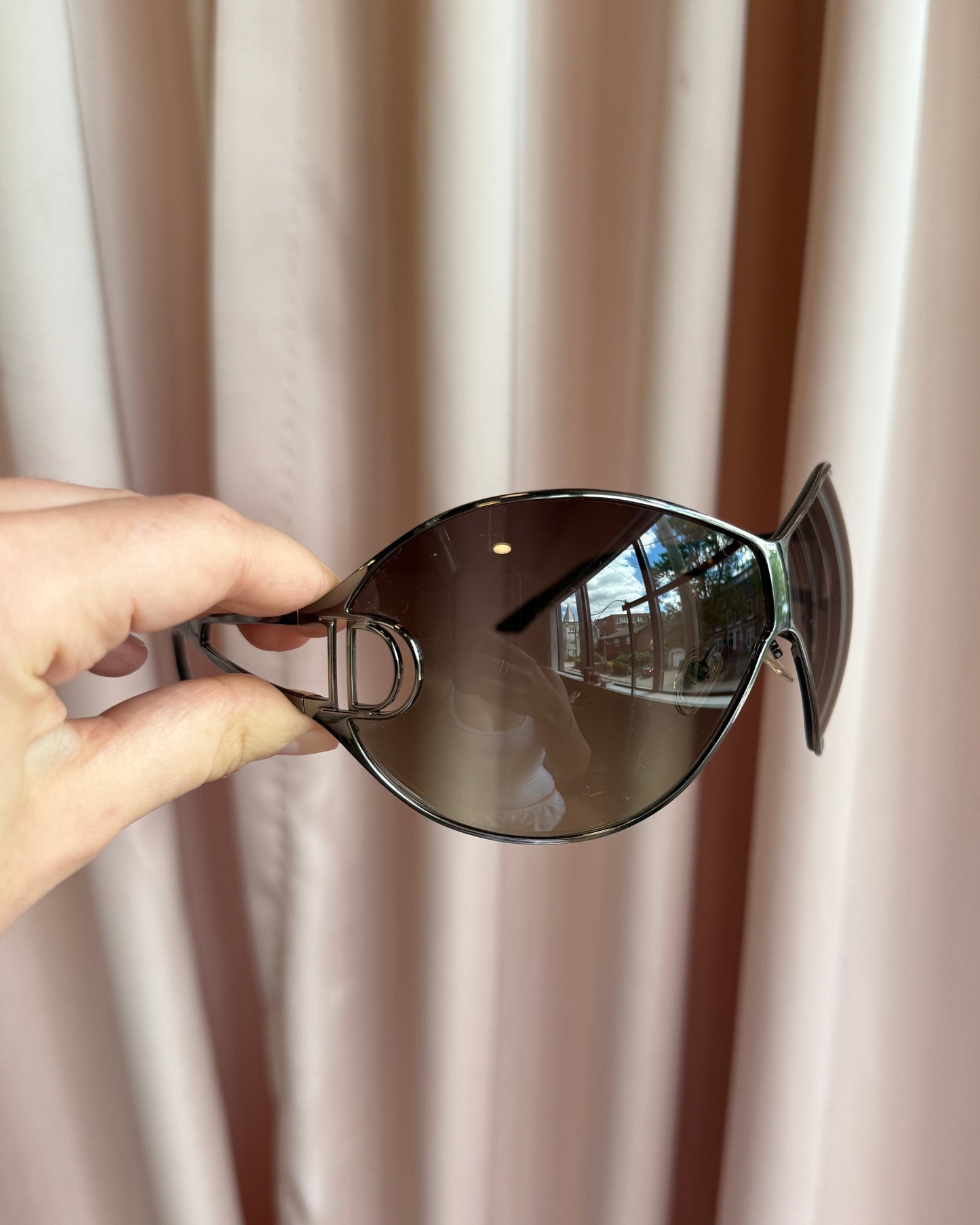Dior 2000's Diorissimo 1 Oversized Sunglasses