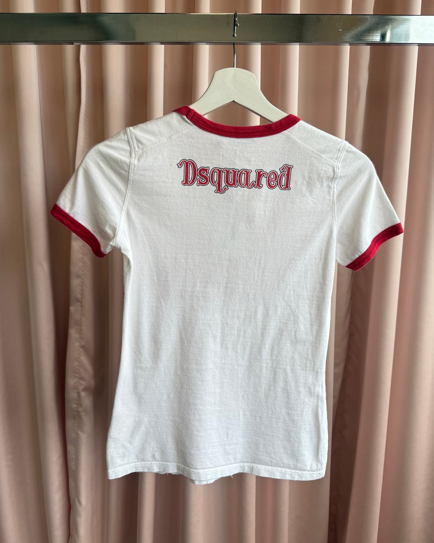Dsquared² S/S 2004 Runway “Hikin' Heidi" Ringer T-Shirt