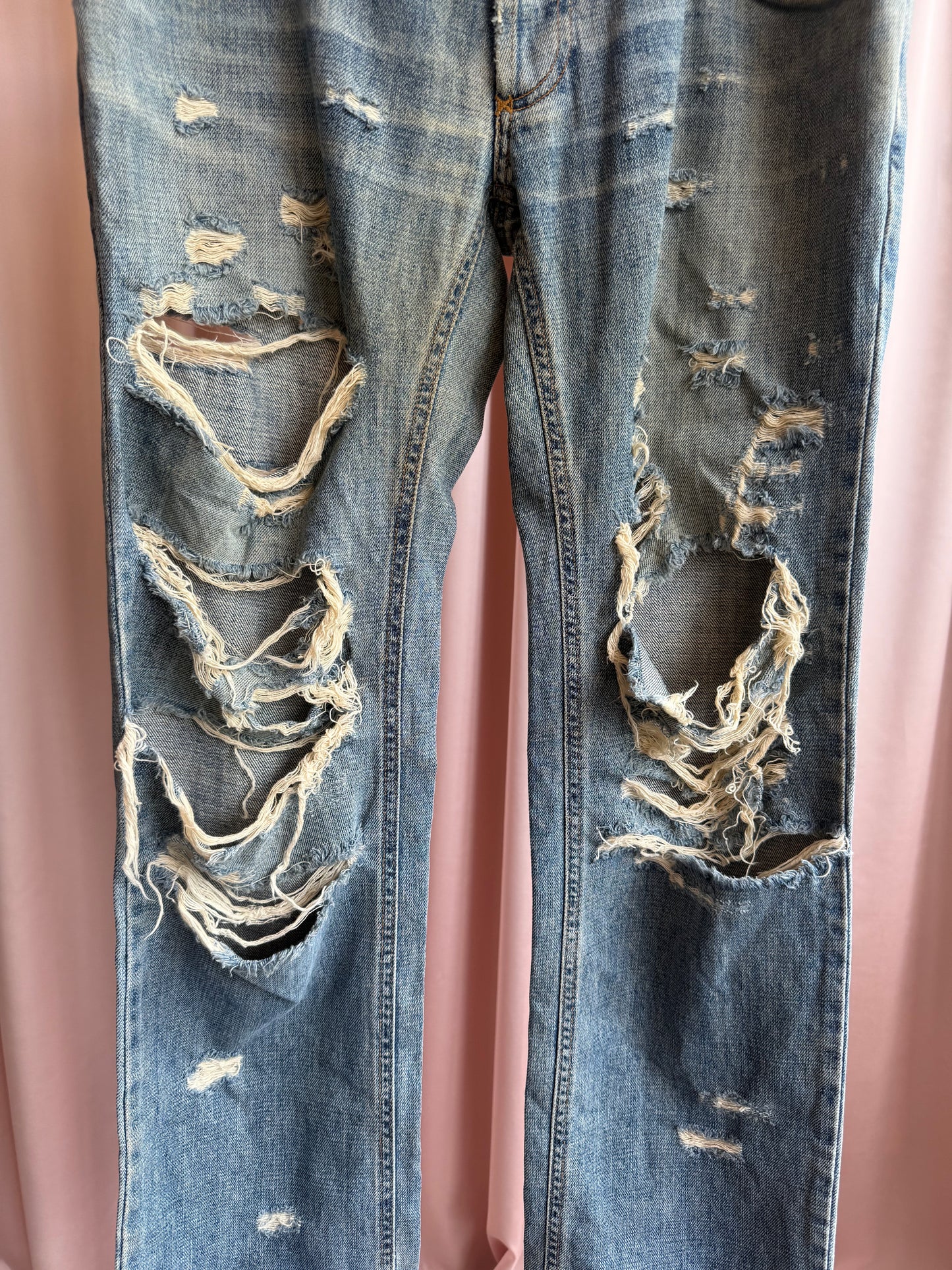 Dolce & Gabbana Ultra Distressed Baggy Denim