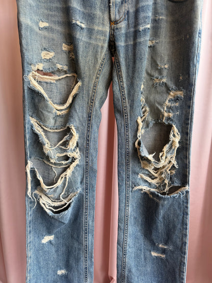 Dolce & Gabbana Ultra Distressed Baggy Denim