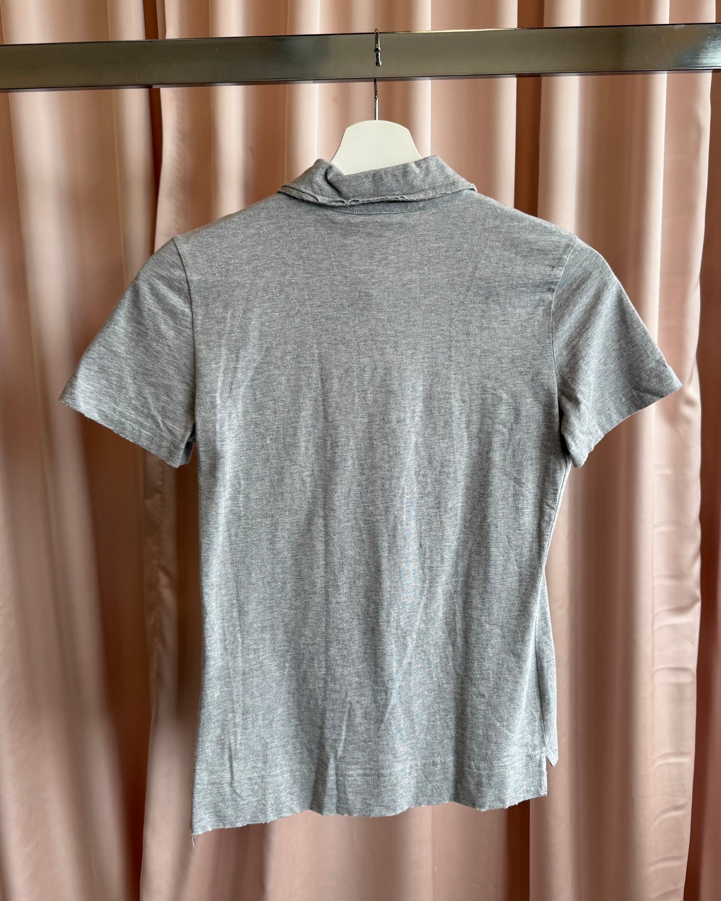 Dsquared² S/S 2005 Hawaii Patch Grey Polo Top