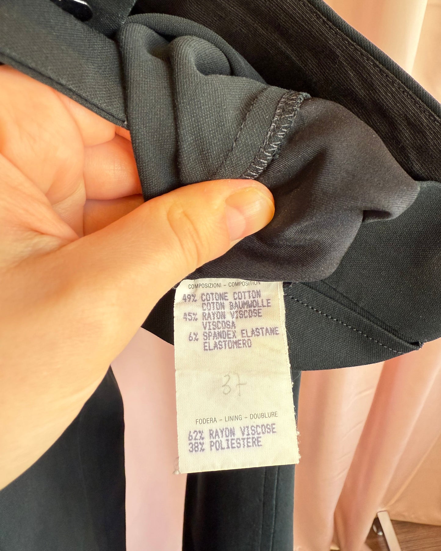 Gucci F/W 1999 by Tom Ford Black Slim Cut Trousers