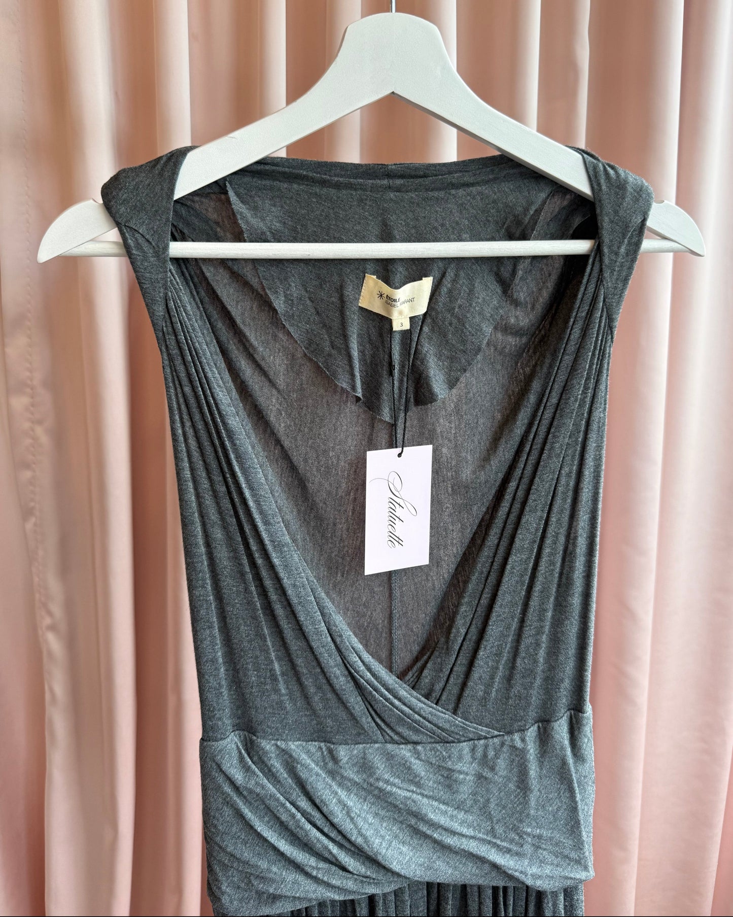 Isabel Marant Étoile Grey Viscose Sleeveless Dress
