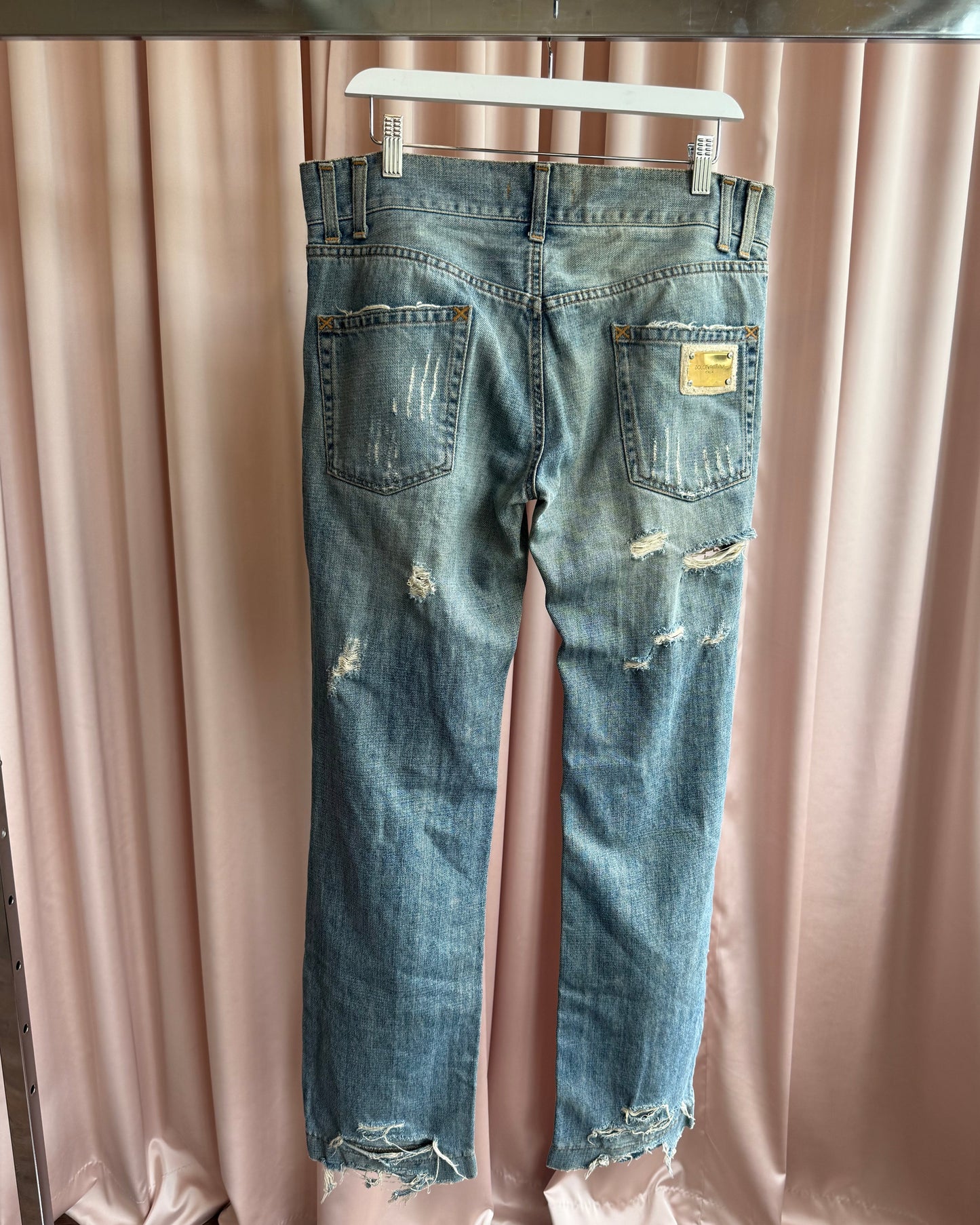 Dolce & Gabbana Ultra Distressed Baggy Denim