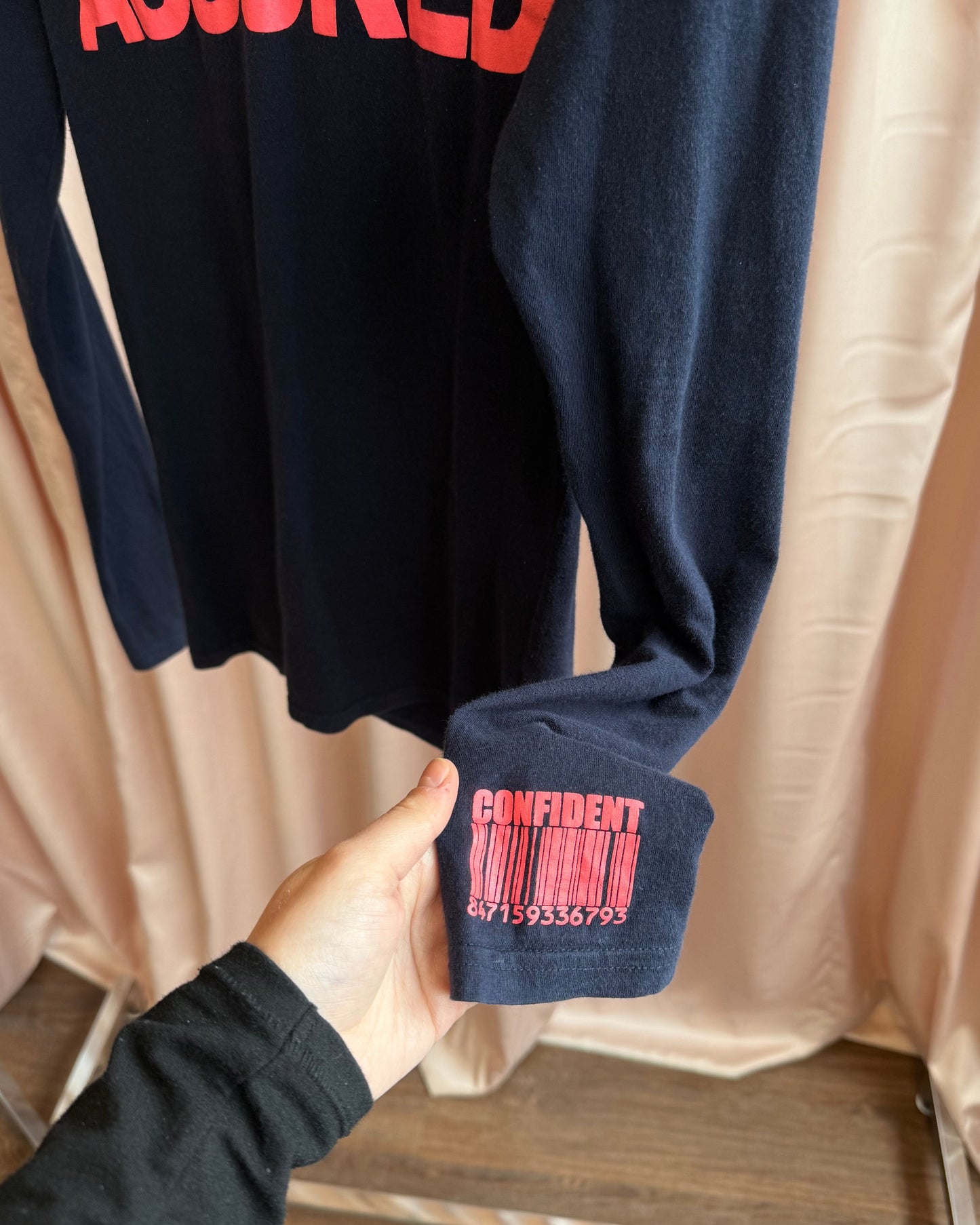 Japanese Brand "Assured" Graphic Long Sleeve Top