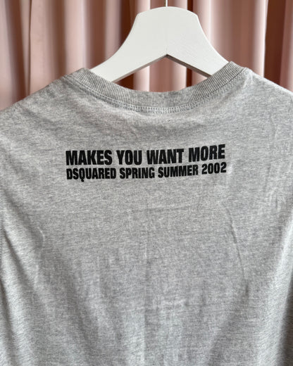 Dsquared² S/S 2002 "Hard Core" Grey Tank Top