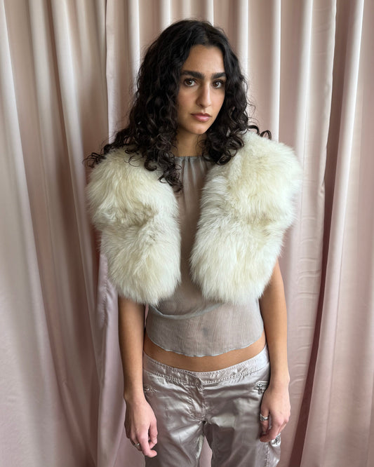 Genuine Arctic Fox Fur Stole