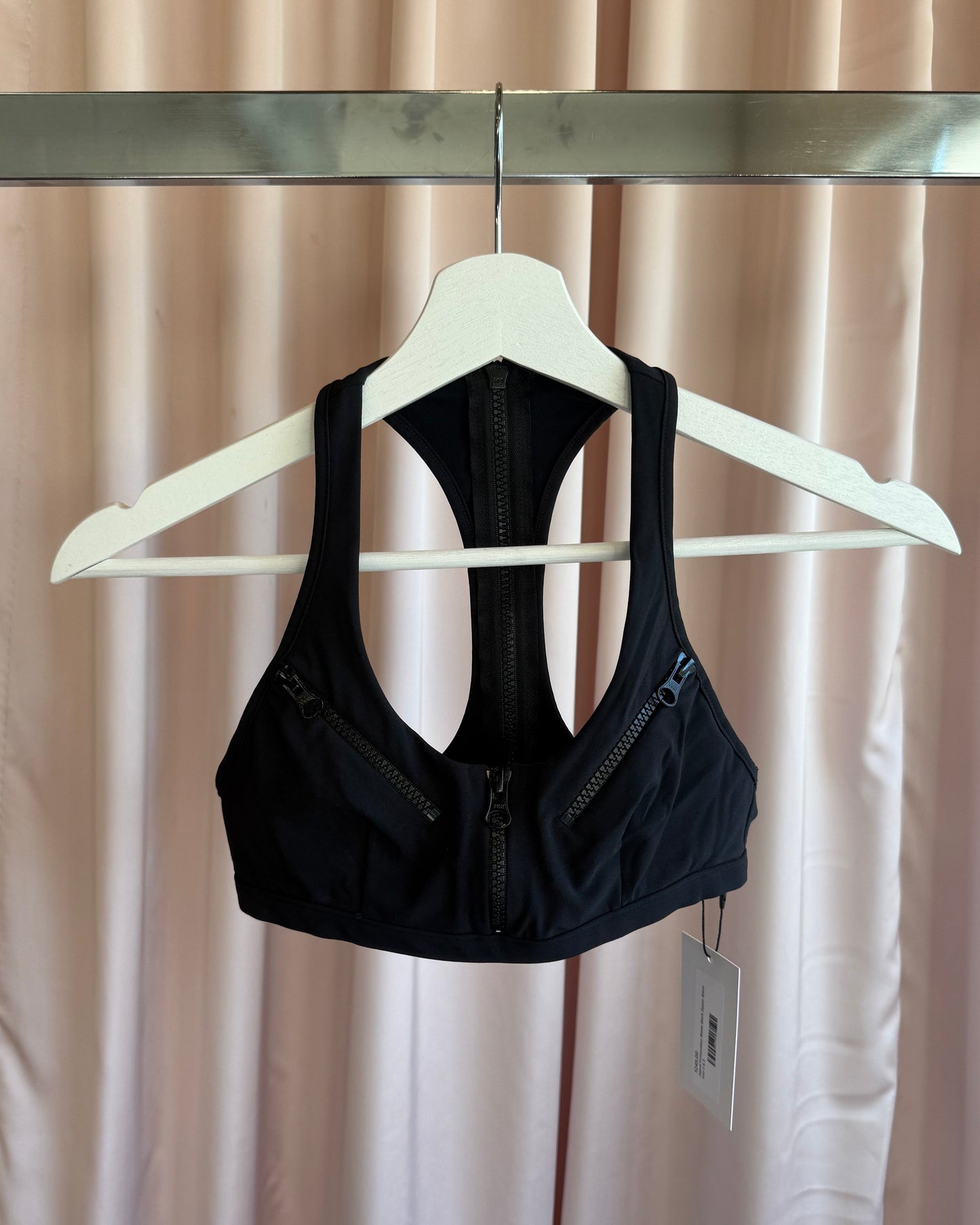Agent Provocateur Blaize Black Zipper Bikini