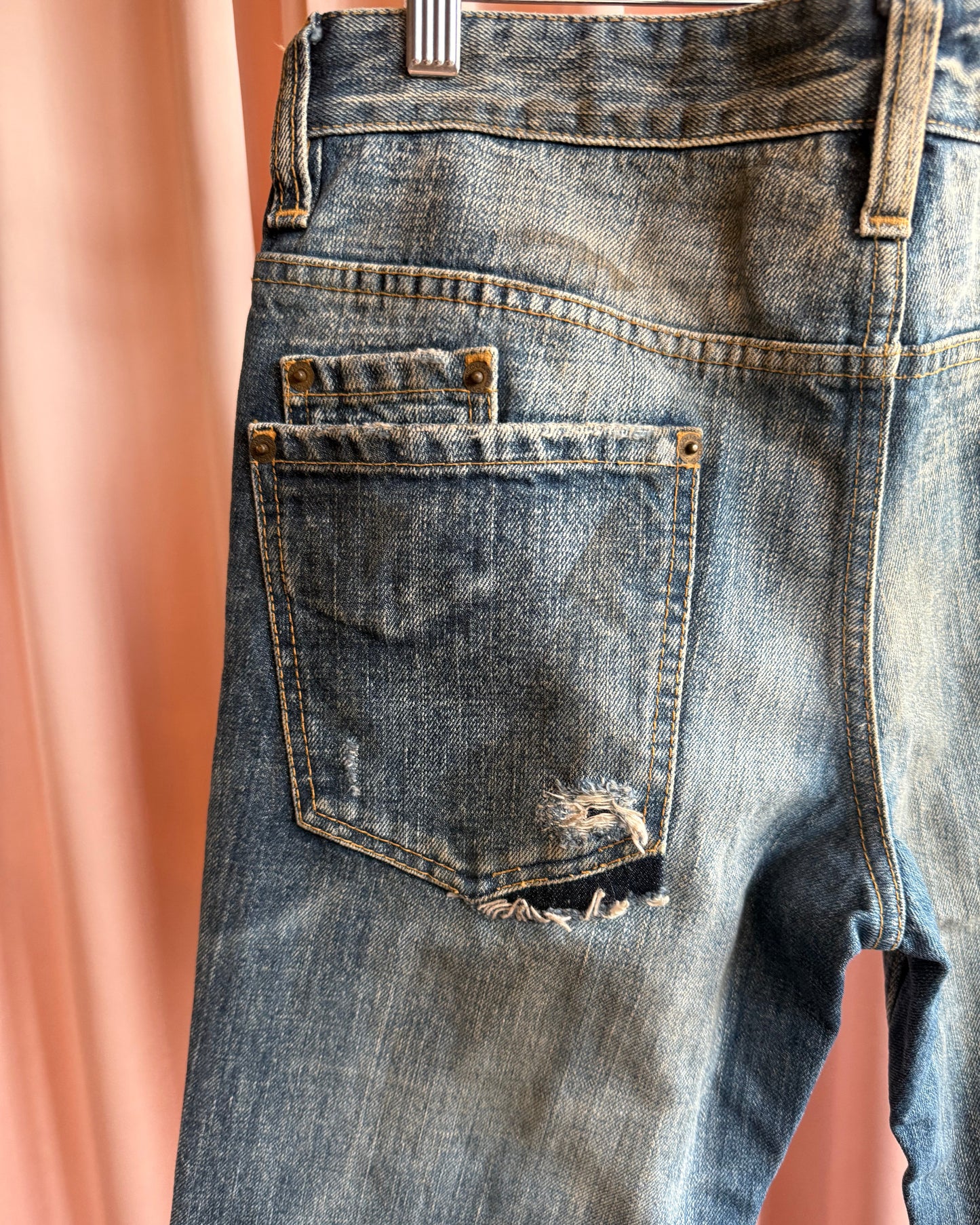 Dsquared² F/W 2007 Distressed Mud Wash Denim