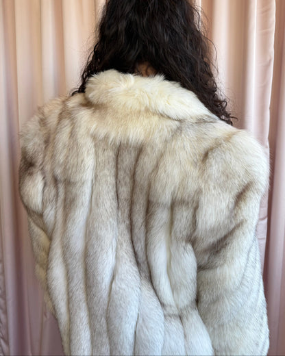 Vintage Genuine Fox Fur Jacket
