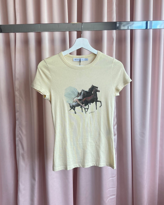 See by Chloé Horses Graphic T-Shirt